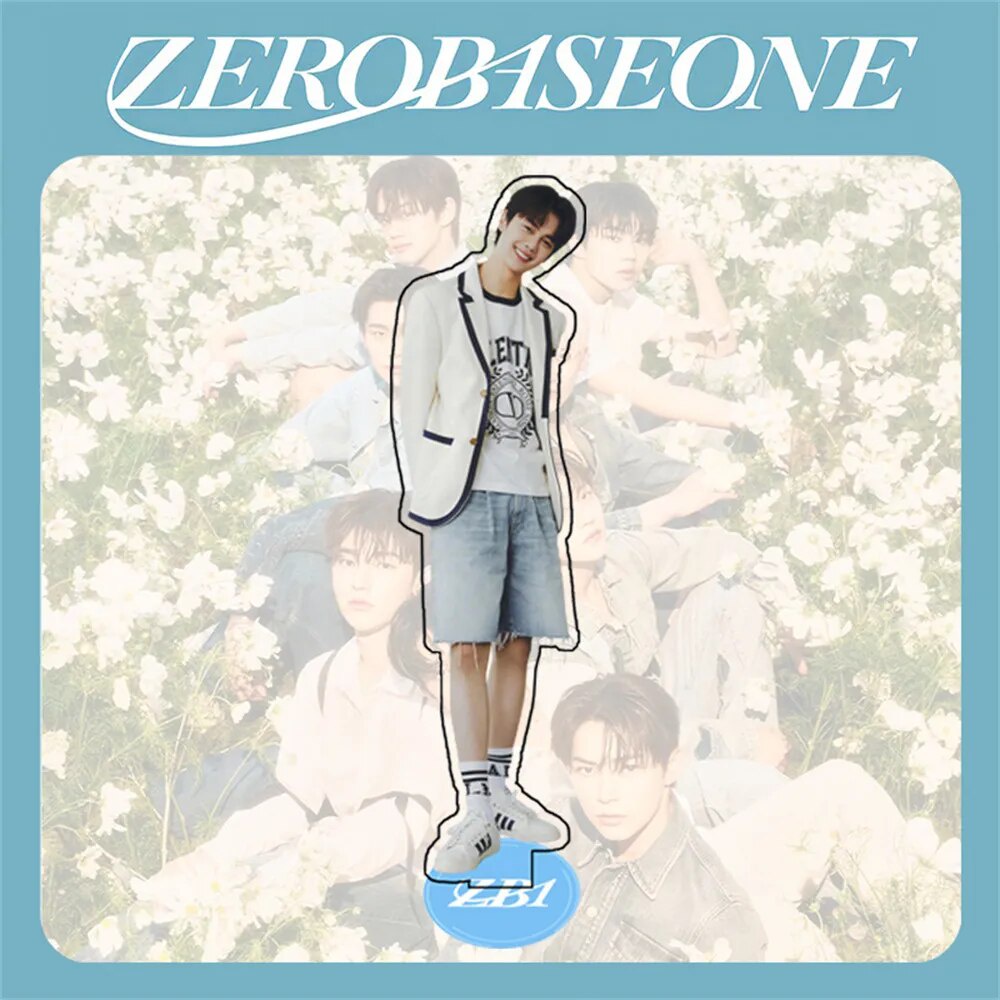 Mô hình Standee KPOP ZB1 Debut Resume Photo Full-Body ZEROBASEONE Phụ kiện trang trí để bàn góc học tập