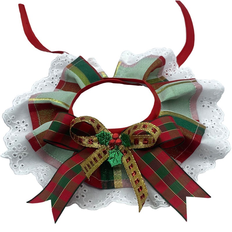 Khăn Quàng Cổ Giáng Sinh 2023 Dễ Thương Cho Thú Cưng