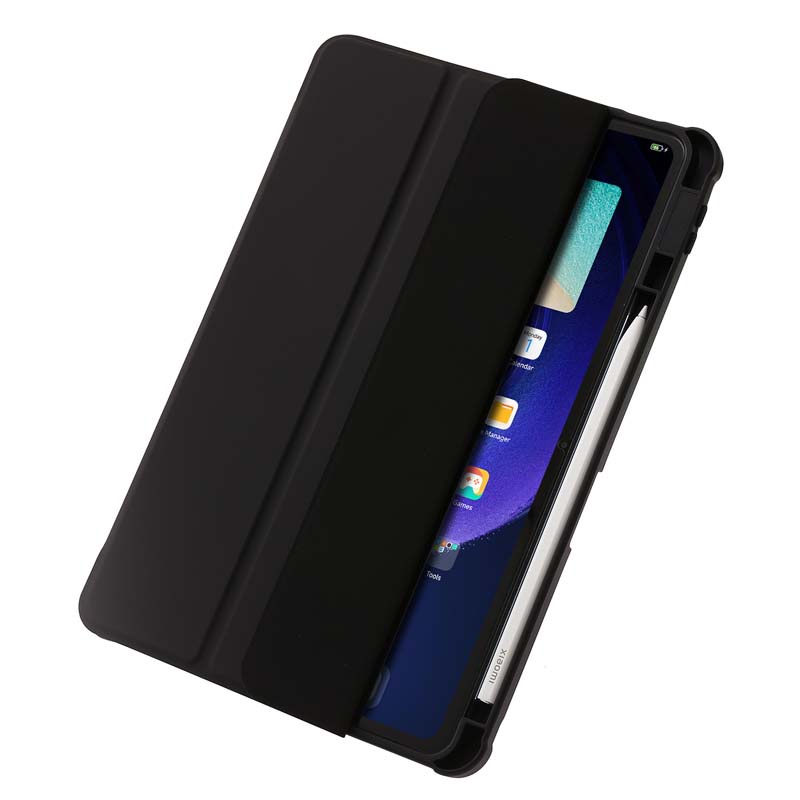 Bao Da pu Máy Tính Bảng Nắp Lật Trong Suốt Chống Rơi Có Ngăn Đựng Bút Cho xiaomi pad 6 pro case xiaomipad 6pro 6 Giá Đỡ cover