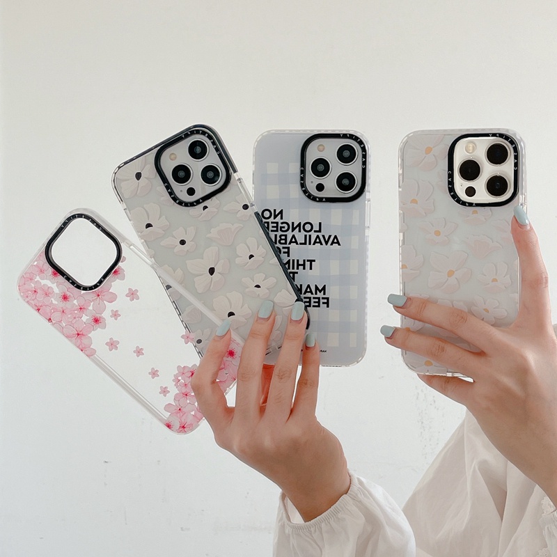 Ốp Điện Thoại silicone tpu Mềm In Hình Hoa Cúc Cho iphone 11 12 13 14 15 plus pro max