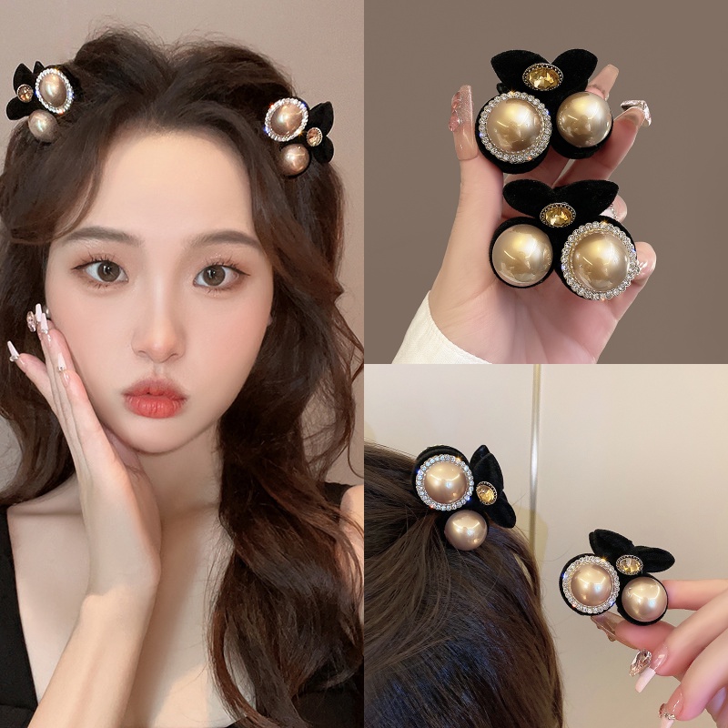 Kẹp Tóc Đuôi Ngựa Cao Hình Quả cherry Nhỏ Nhẹ Phong Cách Hàn Quốc Sang Trọng Dành Cho Bạn Nữ