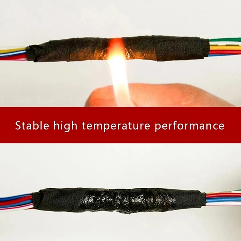 Băng Keo Vải Nỉ Cách Nhiệt Màu Đen 15m Chống Thấm Nước Thông Dụng Bảo Vệ Dây Điện Cho Xe Hơi