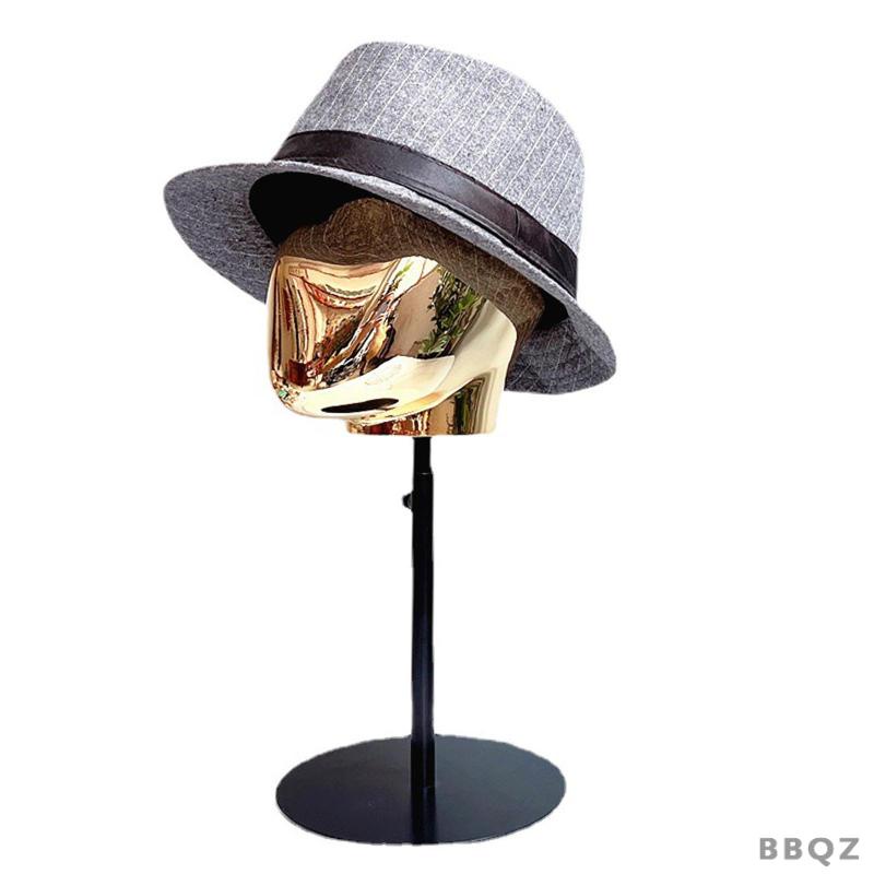 Đầu Ma Nơ Canh Kim Loại 40cm - 53cm Trưng Bày Mũ Đa Năng