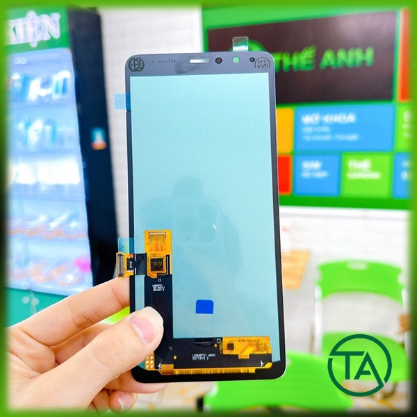 Màn hình Samsung A8 Star  đã test, hiển thị đẹp.