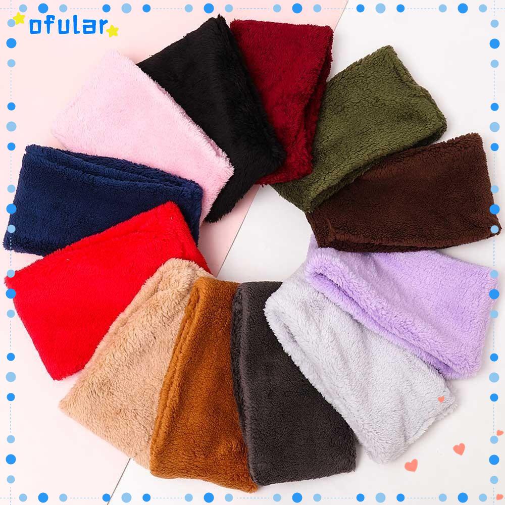 Oflar Khăn Choàng Cổ Màu Trơn Chống Gió Giữ Ấm Mùa Thu Đông Cho Cặp Đôi