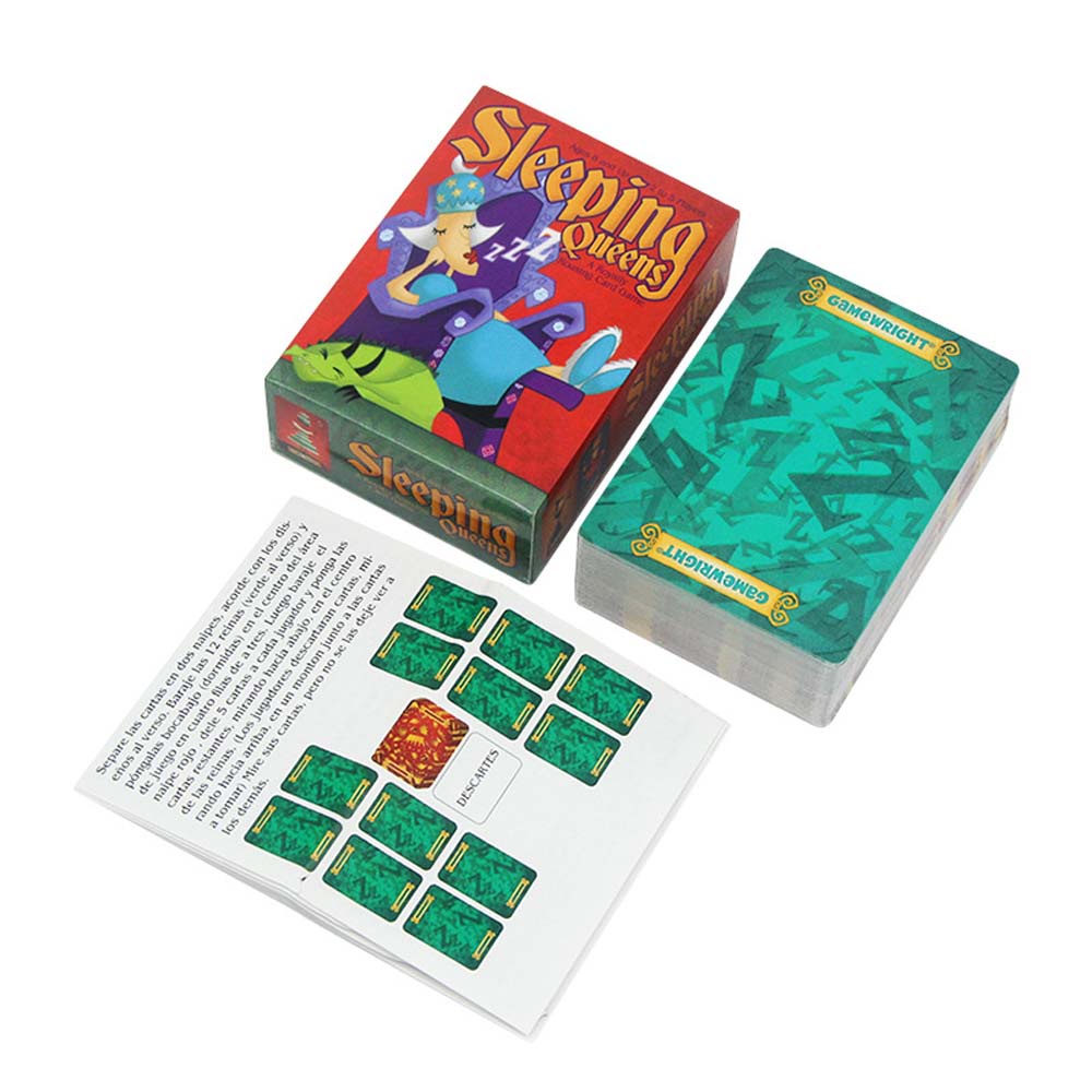 Sleeping Queens English version Card Game, 79 Cards