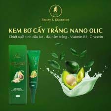 Kem bơ olic kem cấy trắng nano olic kem dưỡng trắng cấp ẩm, chống nắng, chống lão hóa da chính hãng