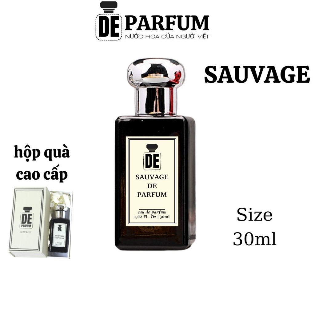 Nước hoa Sauvage De Parfum chính hãng 30ml thơm lâu hương mạnh mẽ quyến rũ