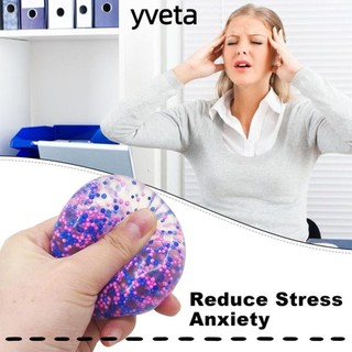 Đồ chơi bóp tay mềm hình quả bóng nhiều màu giảm căng thẳng dành cho người lớn và trẻ em/nhiều màu tùy chọn