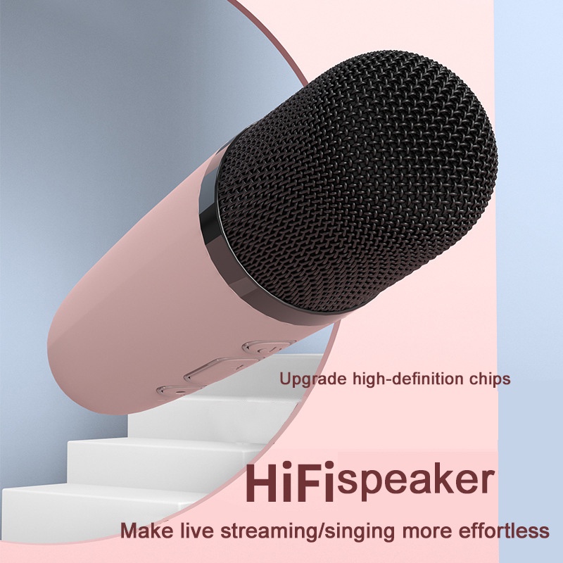 Karaoke Loa bluetooth Kèm mic Khuếch Đại Âm Thanh 3d cpkq