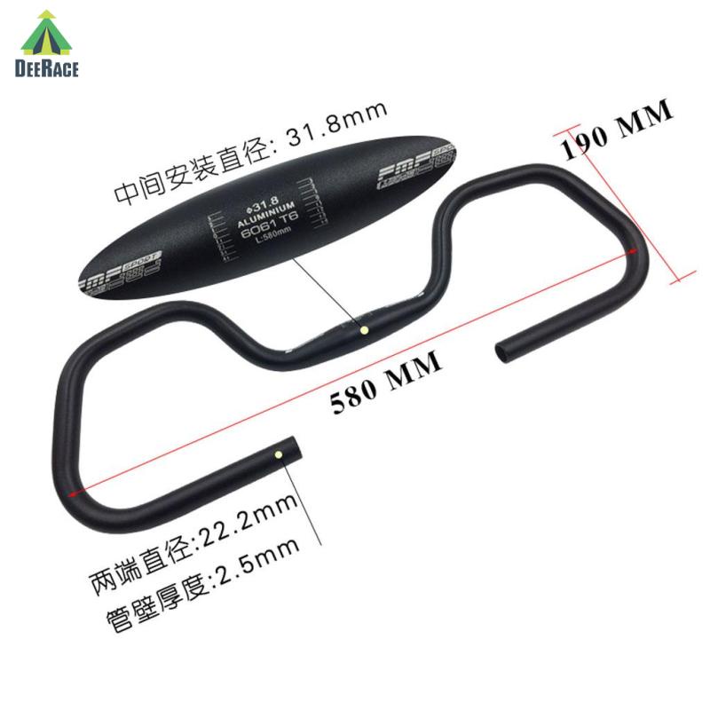 Tay lái xe đạp DeeRace đa năng 31.8mm bằng hợp kim hình bướm