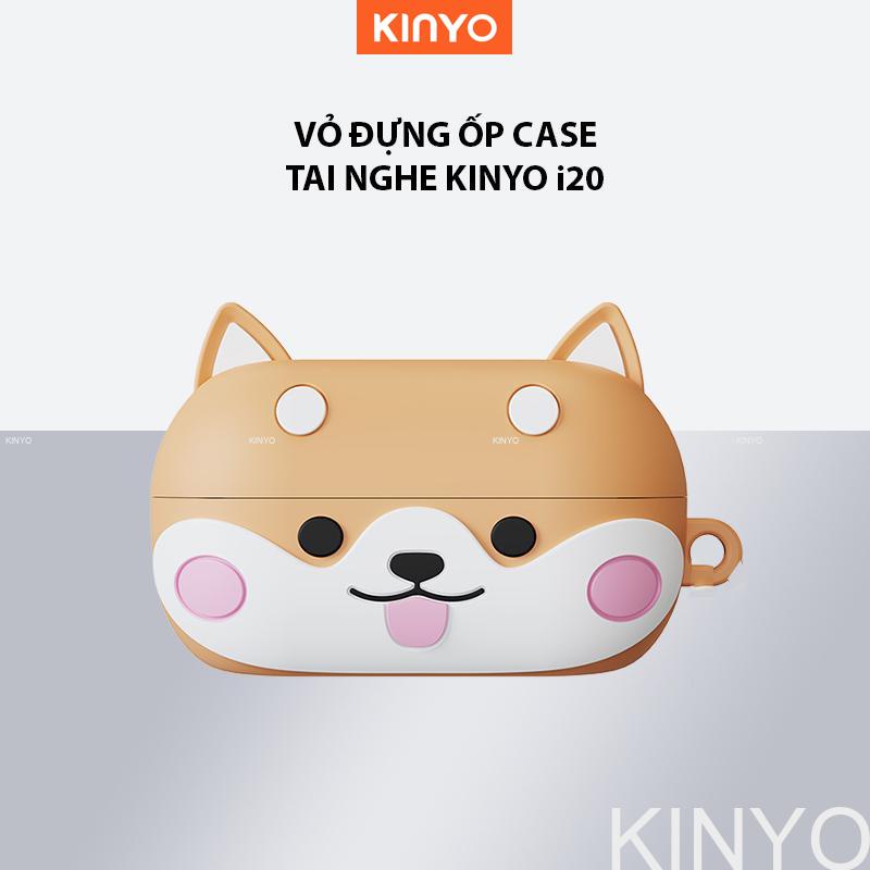 Vỏ Đựng Ốp Case Tai Nghe KINYO i20, Bảo Vệ Hộp Sạc Chỉ Dùng Cho Tai Nghe i20