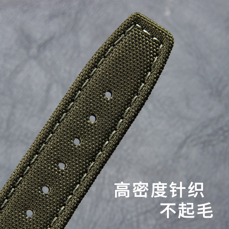 Dây Đeo Đồng Hồ Bằng Da Bò nylon 20mm 21mm 22mm Cho iwc national portofino pilot portugal