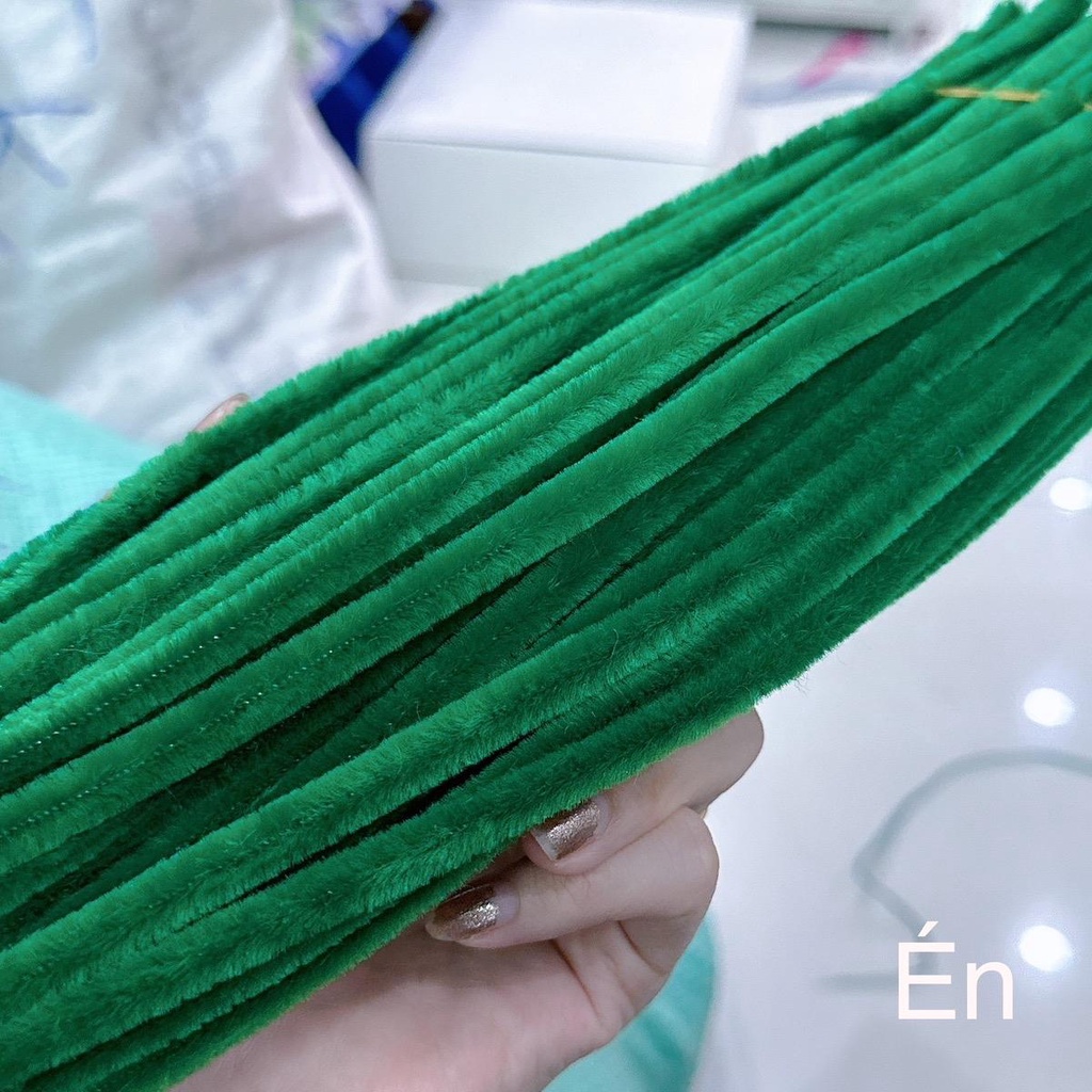 Bó 100 Sợi Kẽm Nhung Mã Hoá Loại 1 Lông Dày Mịn