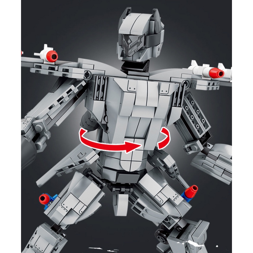 Set 611 Mô Hình Lắp Ráp Máy Bay Chiến Đấu 2 Trong 1 su-27 Mới