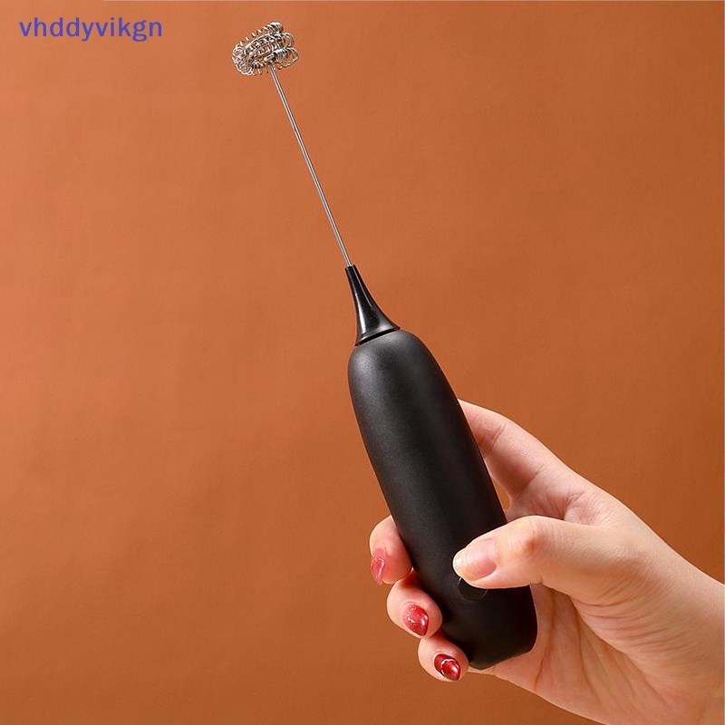 Máy Đánh Trứng / Sữa Tạo Bọt Cà Phê mini Cầm Tay Không Dây Chạy Điện vhdd