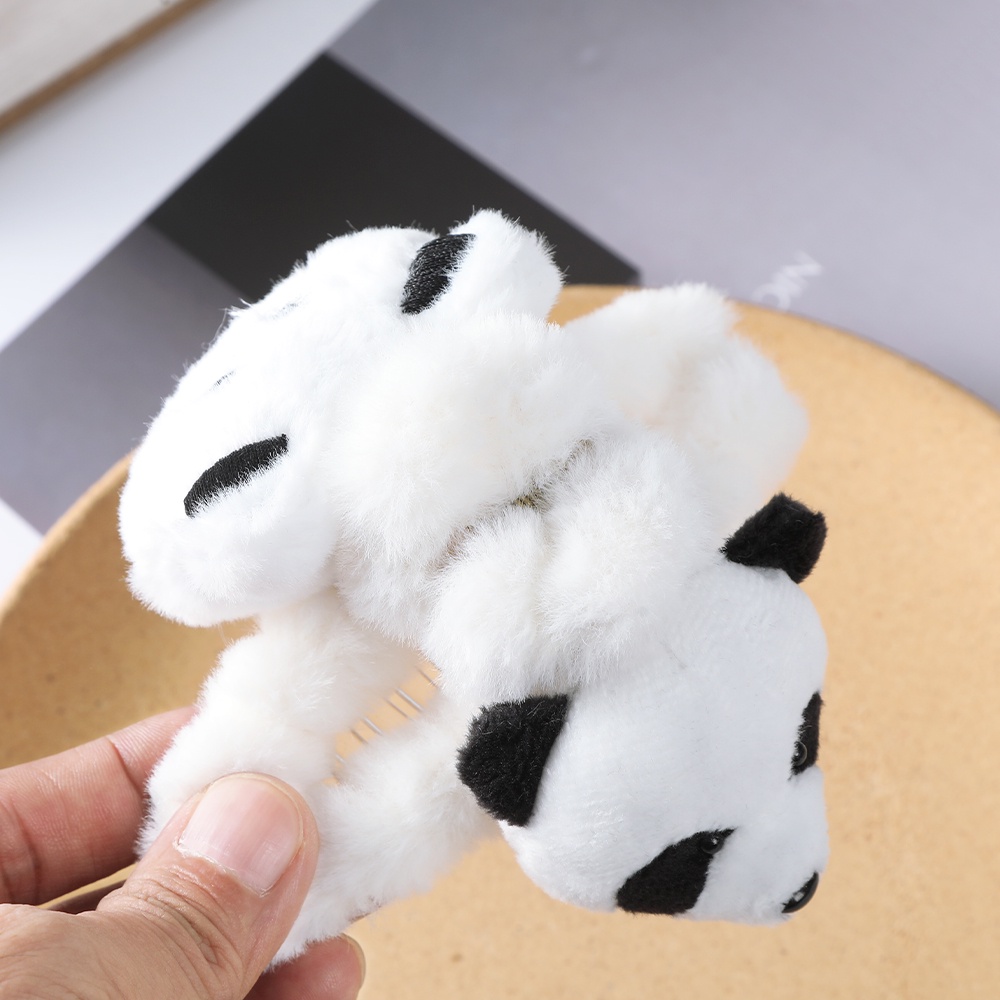 Haimeikang Mới Kẹp Tóc Hình Gấu Trúc Bằng Nhựa Dễ Thương Cho Nữ