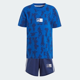 Adidas Phong cách sống Set Áo Thun adidas x Disney 100 Trẻ em Màu xanh da trời IT8783