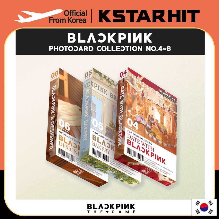 BLACKPINK - THE GAME PHOTOCARD COLLECTION No.4~6