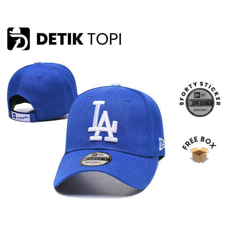 Mũ La màu xanh Velcro mũ bóng chày MLB Premier League nhập khẩu thương hiệu ZJKHnnn