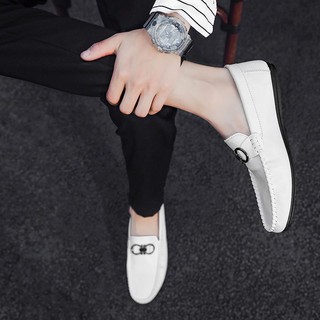 Mới Giày Lười Da Sang Trọng Cho Nam
