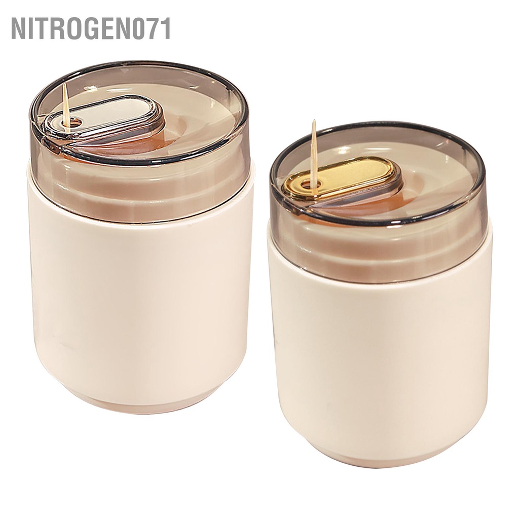 Nitrogen071 Hộp đựng tăm nhấn nhựa tự động đẩy ra cho nhà hàng gia đình