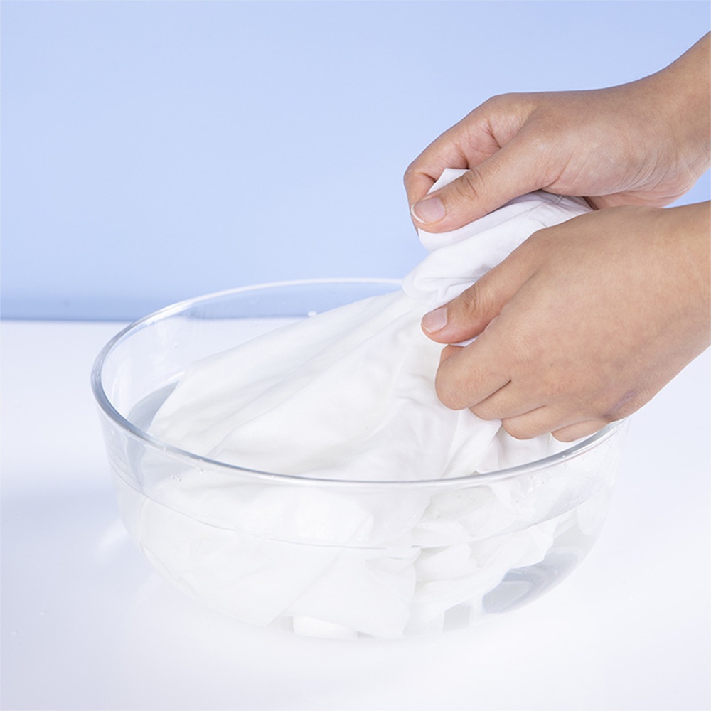 ♕ Đóng gói độc lập Bột giặt Quần áo Viên sủi bọt tẩy trắng Gói gia đình Sản phẩm phòng tắm Viên sủi 10 gói Máy làm sạch cổ áo sơ mi trắng