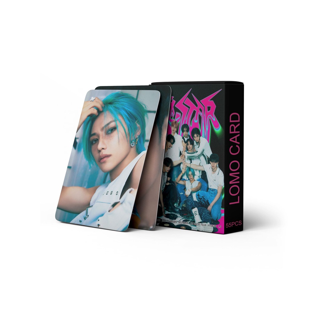 Linxx Hộp 55 Tấm Ảnh lomo card Nhóm Nhạc rock star