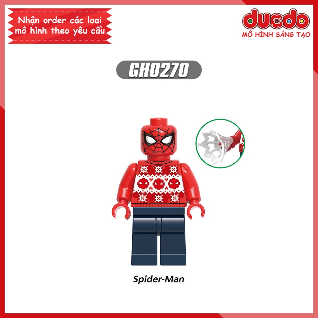 Minifigures các nhân vật hóa trang giáng sinh Noel tuyệt đẹp - Đồ chơi Lắp ghép Xếp hình Mini Mô hình XINH G0135