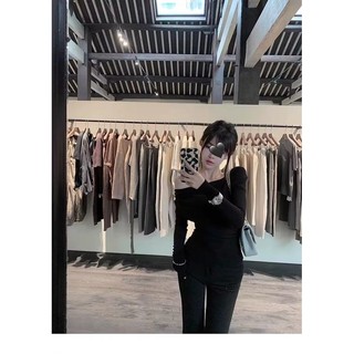 Hot sale! Áo Thun Tay Dài Hở Vai Thời Trang Mùa Thu 2023