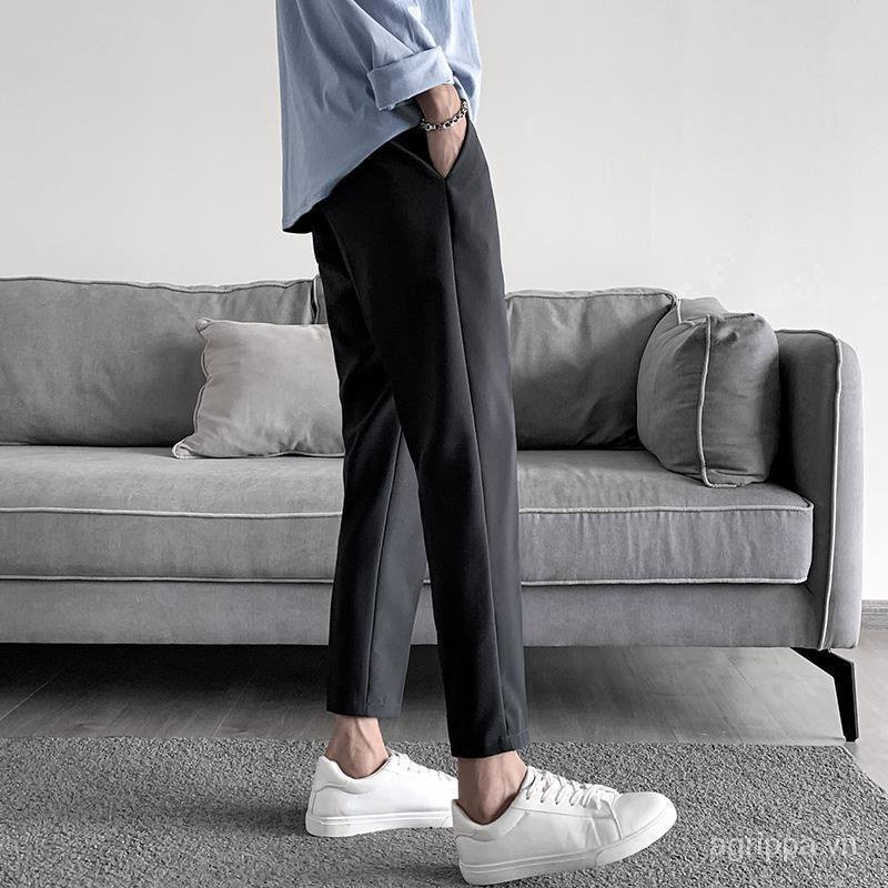 Quần Dài Dáng Ôm Phong Cách Hàn Quốc Thời Trang Thu Đông Mới Cho Nam