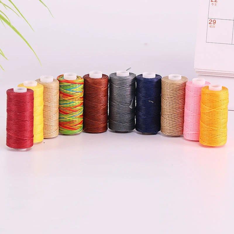 Cuộn Chỉ Sáp Dày 0.8mm Dài 50m Chuyên Dụng Làm Đồ Da Thủ Công