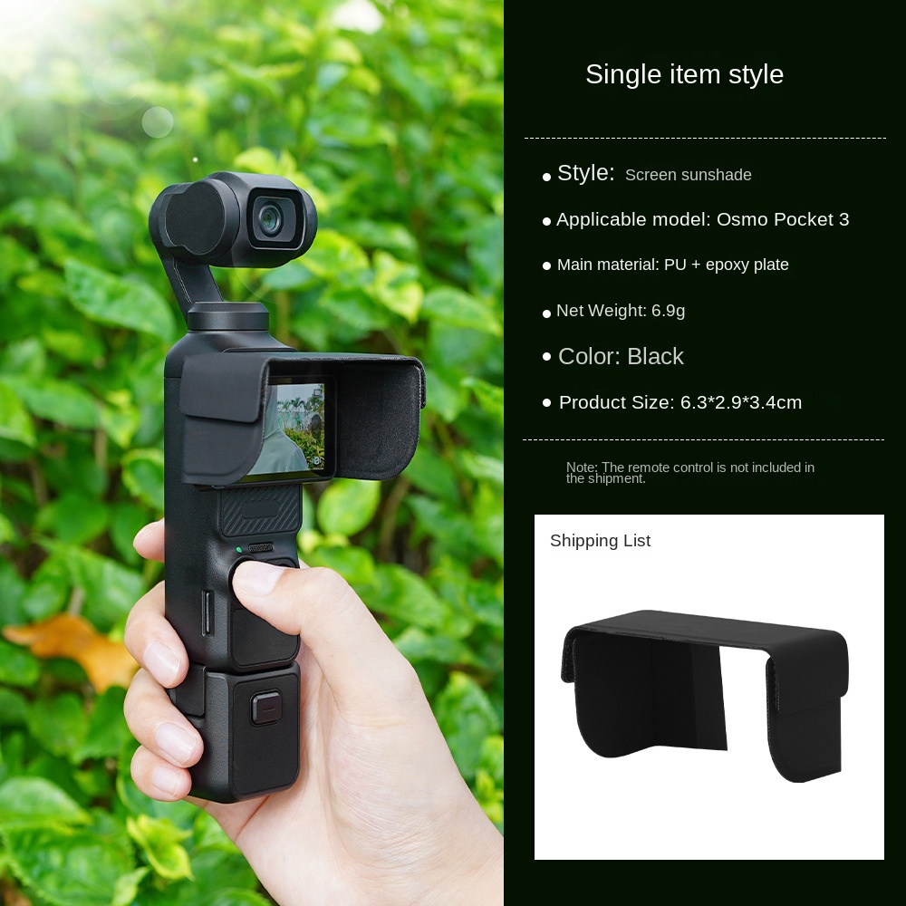 Brdrc Nắp Che Nắng Chống Chói Cho Kính Máy Bay Điều Khiển dji pocket 3