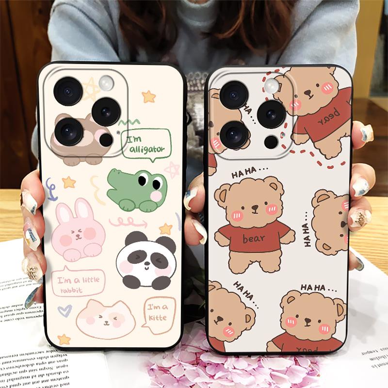 Fashion Design Cover Phone Case For iphone15 Pro Soft case Anti-dust Dirt-resistant Shockproof Cartoon Waterproof Full wrap