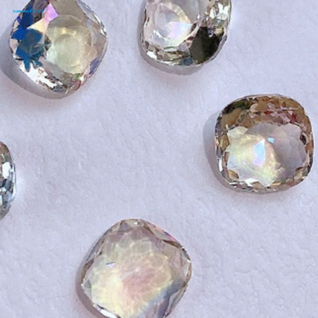 Set 10 Hạt Đá Pha Lê 3d Trang Trí Móng Tay Nghệ Thuật diy charms