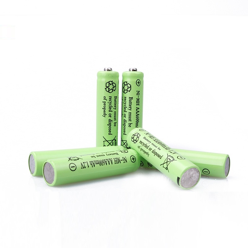 Pin đũa Sạc Ni-MH AAA 600mAh 1.2V - xanh - Chuyên Dùng đèn năng lượng mặt trời