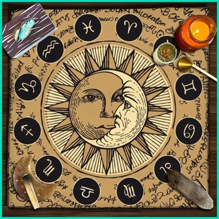 Khăn trải bàn hình vuông 50x50cm dùng chơi bài tarot