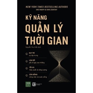 Sách - kỹ năng quản lý thời gian -bìa mềm
