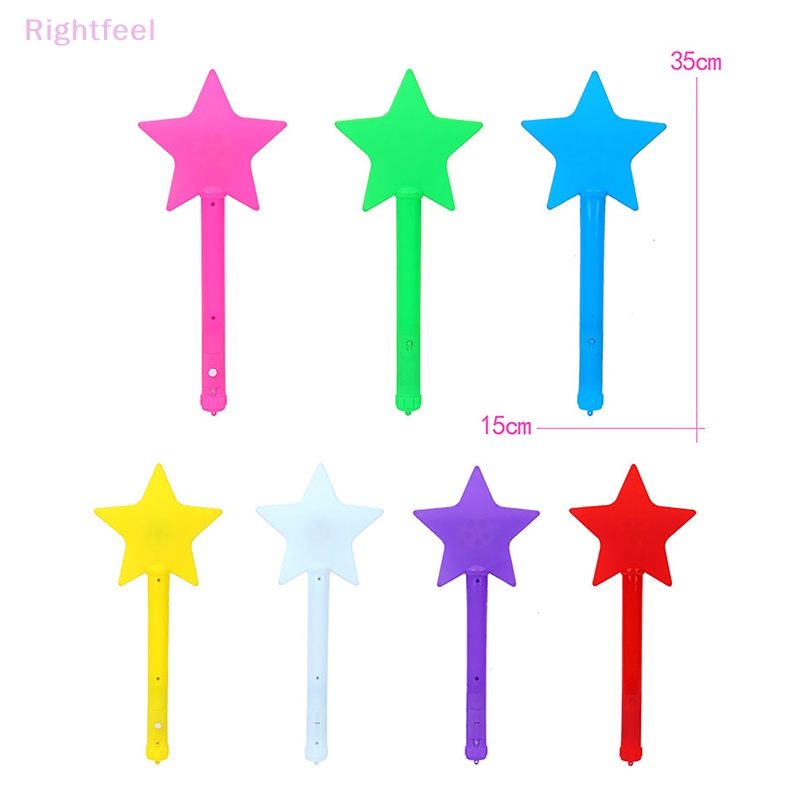 Gậy Phát Sáng Hình Ngôi Sao Năm Cánh Dùng Trang Trí Tiệc Sinh Nhật Cho Bé Mới