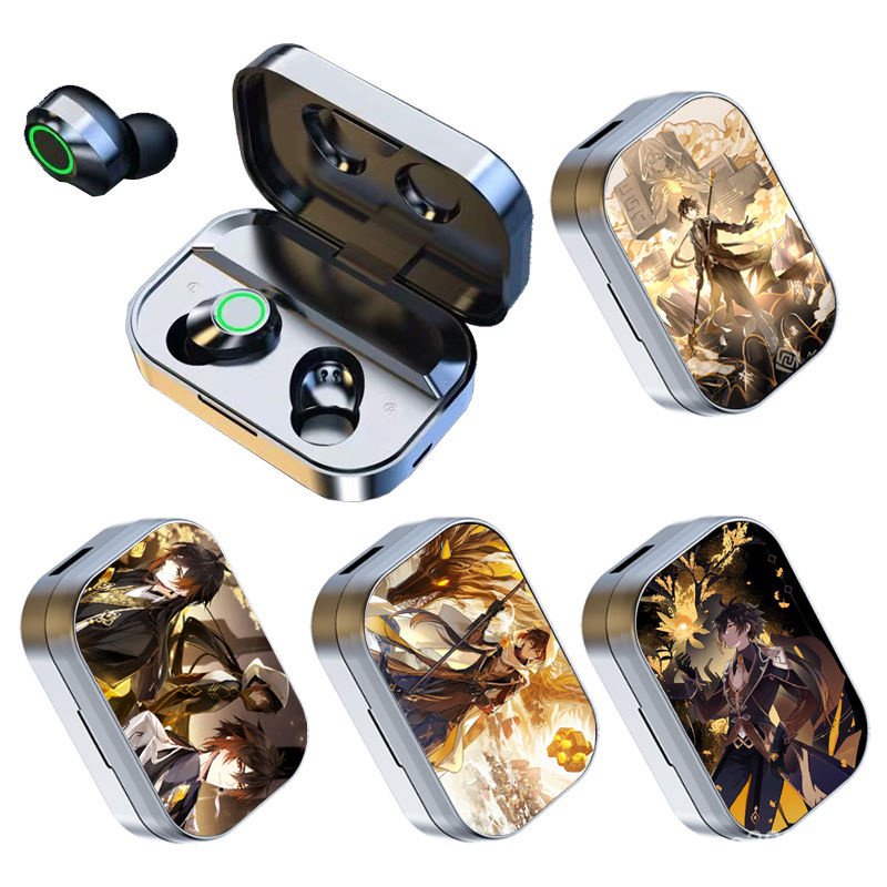 ★Genshin Impact★Zhongli Tai Nghe Nhét Tai bluetooth Không Dây