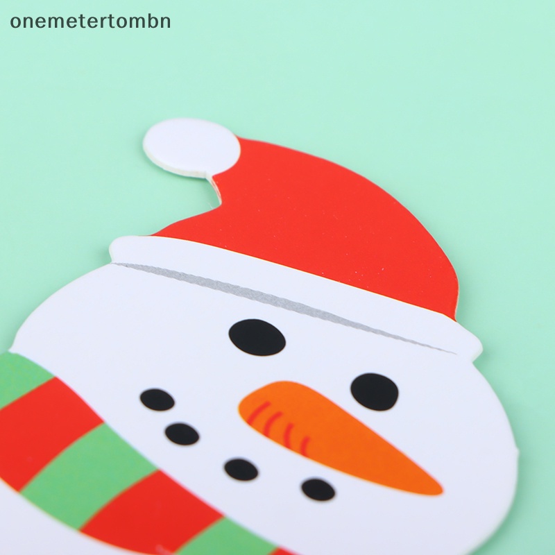 Thiệp Giáng Sinh Bằng Giấy In Hình Hoạt Hình santa claus santa claus Người Tuyết Người Tuyết Quà Tặng Trang Trí Tiệc Giáng Sinh Năm Mới n