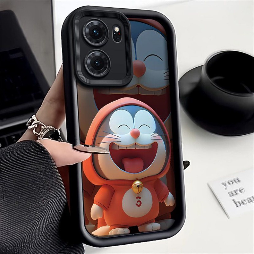 Hoạt Hình Ốp Điện Thoại Silicone Mềm Chống Sốc In Hình doraemon Cho oppo a77 a57 a77s a74 a55 a54 a56 a92 a52 f11