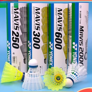 Bộ 6 Quả Cầu Lông Nhựa nylon Bền Bỉ m2000 / m300 / m600 / m2000