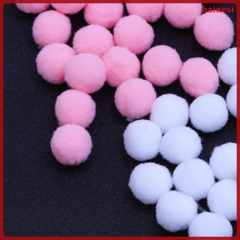 Set 200 Kẹp Tóc Đính Bóng Lông Nhân Tạo Nhiều Màu Sắc Thủ Công Cho Bé matas para poms Nghệ Thuật Và Trẻ Em