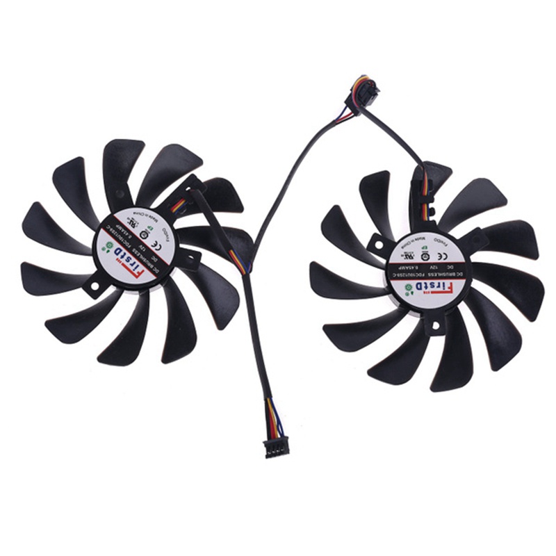 Set 2 Quạt Tản Nhiệt 95mm fdc10u12s9-c cf1010u12s Cho Ffx radeon rx580 rx590