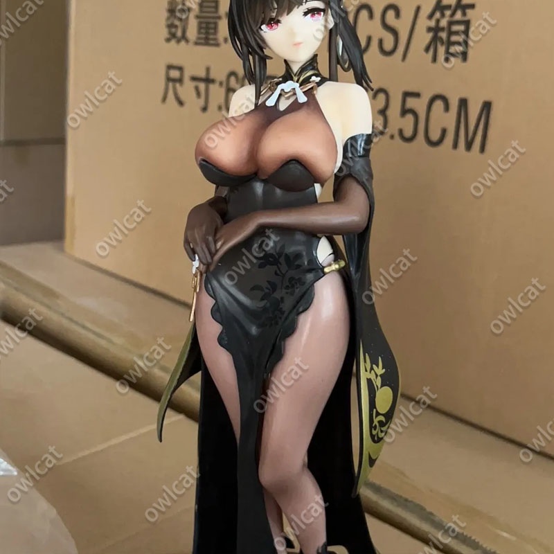 Mô Hình Nhân Vật Azur Lane Chen Hai  28cm Chi-pao Big Size 1/6 No.534 Cheongsam Dragon Empery Light Aircraft Carrier Elite Rare Packed in Box Model
