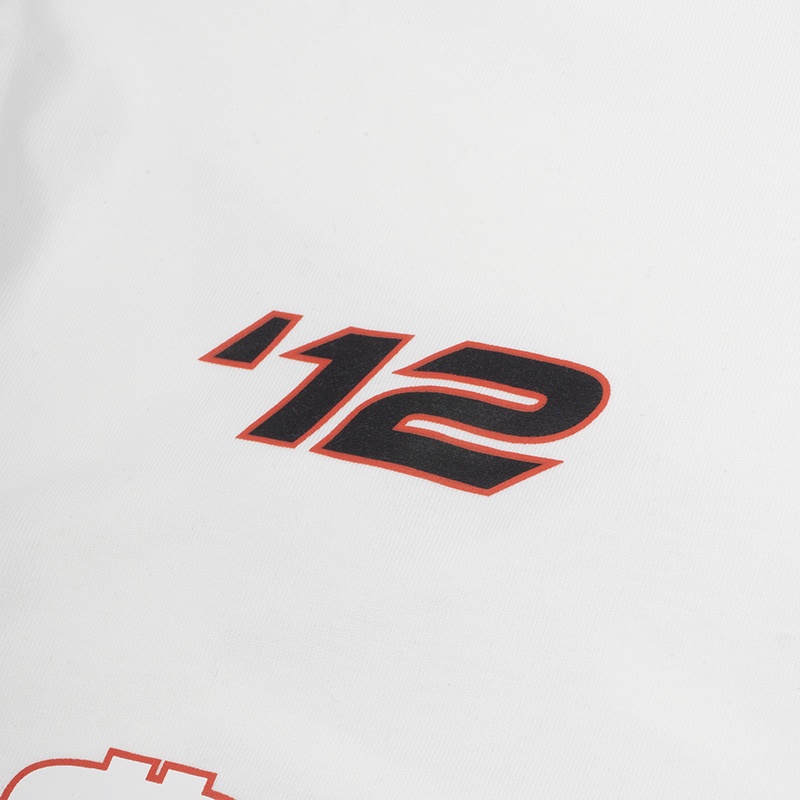 Áo thun 100% cotton đua xe màu trắng - RACING TEE IN WHITE