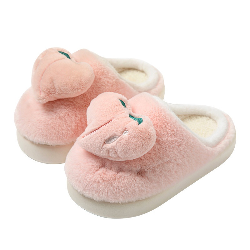 Dép Bông Đi Trong Nhà Chống Trượt Bằng Vải cotton Thời Trang Thu Đông 2023 Dễ Thương Cho Nữ