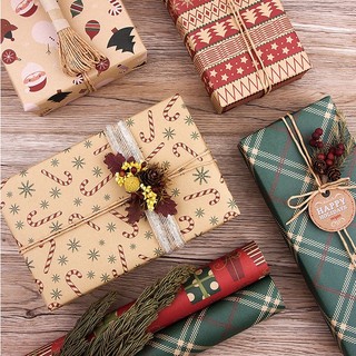 Giấy gói quà giáng sinh | giấy bọc quà noel vui vẻ, ấm áp | merry christmas | hàng vn chất lượng cao | vpp sáng tạo ttc