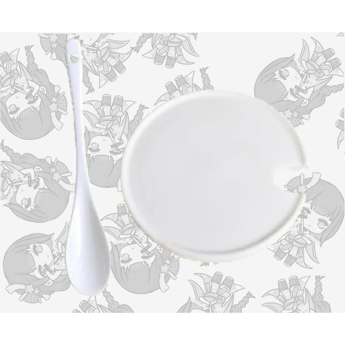 Ngày mai 'S ark turbid Quạt Gốm Sứ Hai Chiều Hình Trái Tim Hoạt Hình Đáng Yêu Chính Hãng Dành Cho Học Sinh